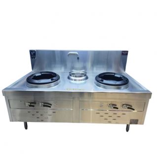 double heads stove with tapper