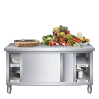 customizable stainless steel work table for commercial kitchen