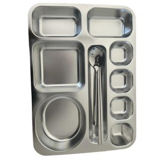 customize 304SS multi-compartment dinner plate