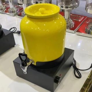 commerical ceramic milk warming pot for hotels