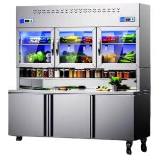 Customize Refrigerating and freezing combination cabinet
