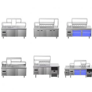 customize stainless steel bubble tea, coffee, water bar counter for drinks shop