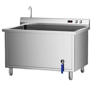 customize stainless steel vegetable cleaning machine for commercial kitchen