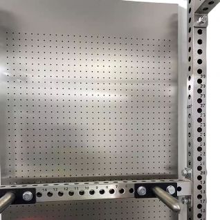 customize stainless steel wall mounted hole panel shelf for commercial kitchens